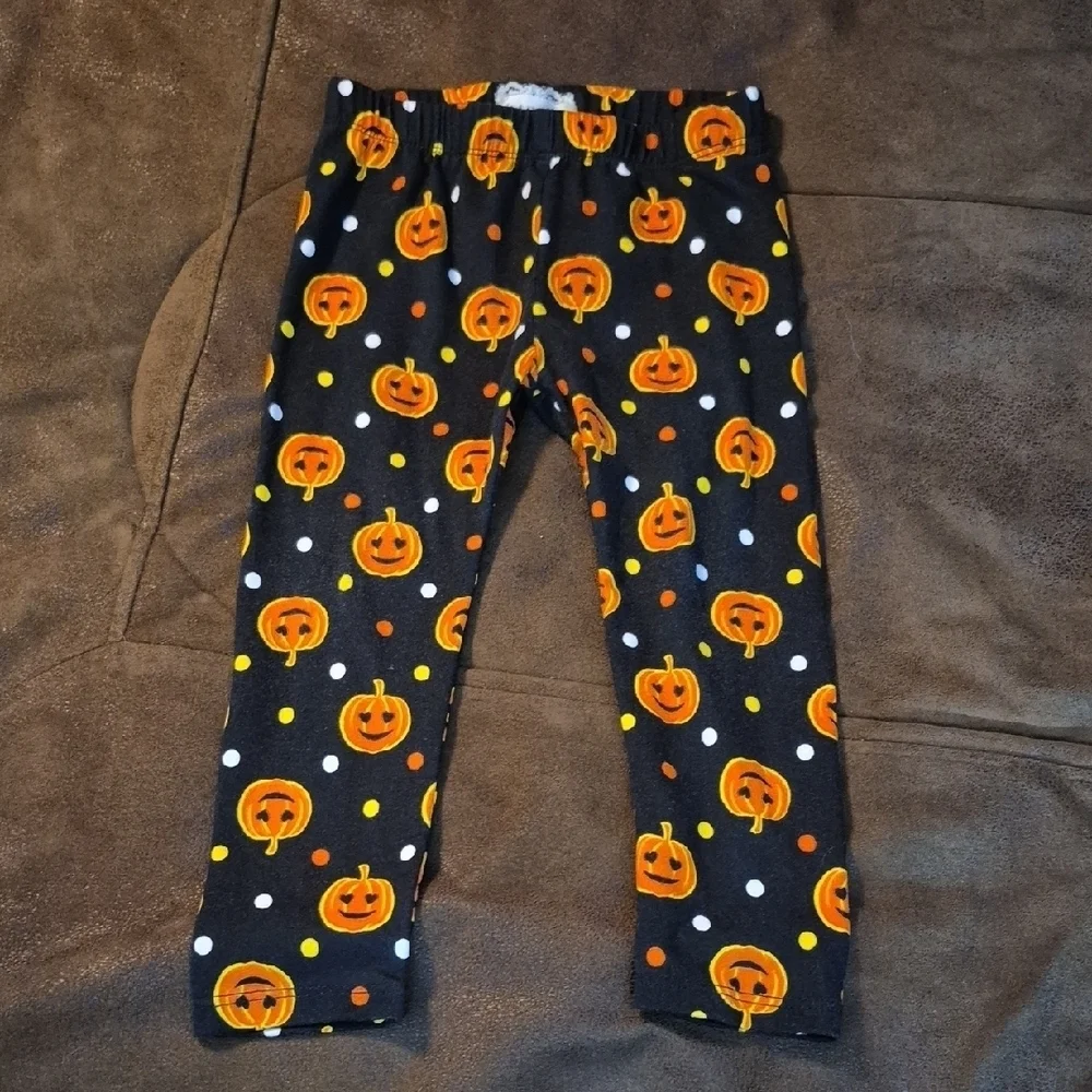 Carter's White and Orange Halloween Pajama Set